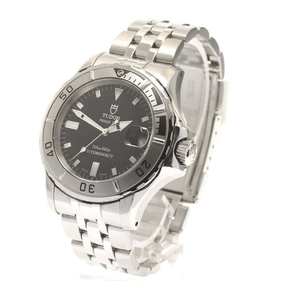 TUDOR Prince Date Hydronaut 89190P black Dial Automatic Men's Watch - Picture 2 of 11